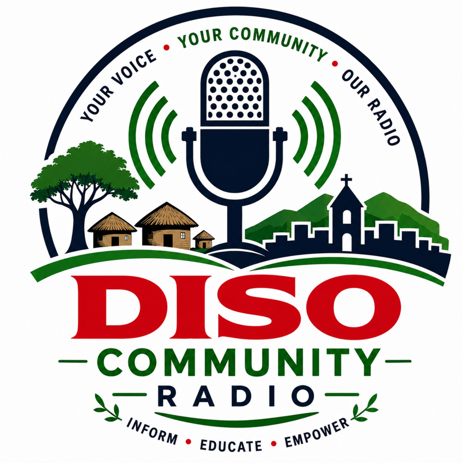 Diso Community Radio logo
